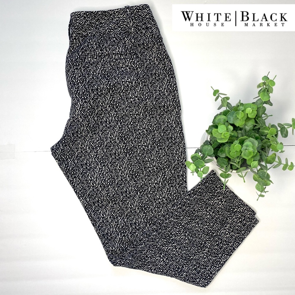 WH | BM TWEED PRINT ANKLE PANT